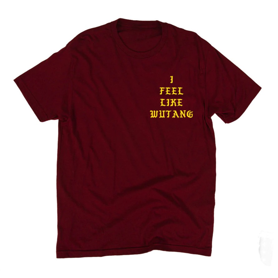 Mens tshirt I FEEL LIKE WU-TANG T-Shirt RIP ODB Saint Pablo Tour Killa Bees Wu-tang