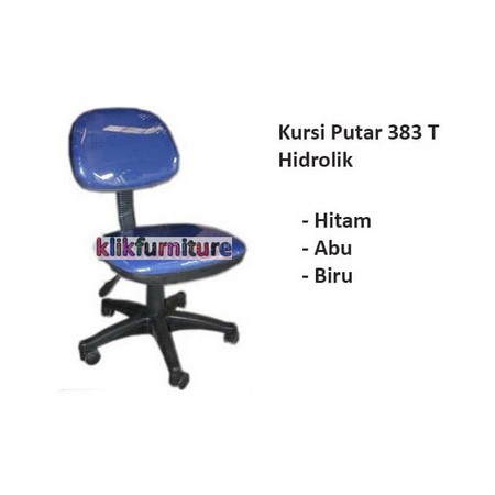 Kursi Putar Kursi Kantor Sekretaris Polos Tebal Hidrolik 383T