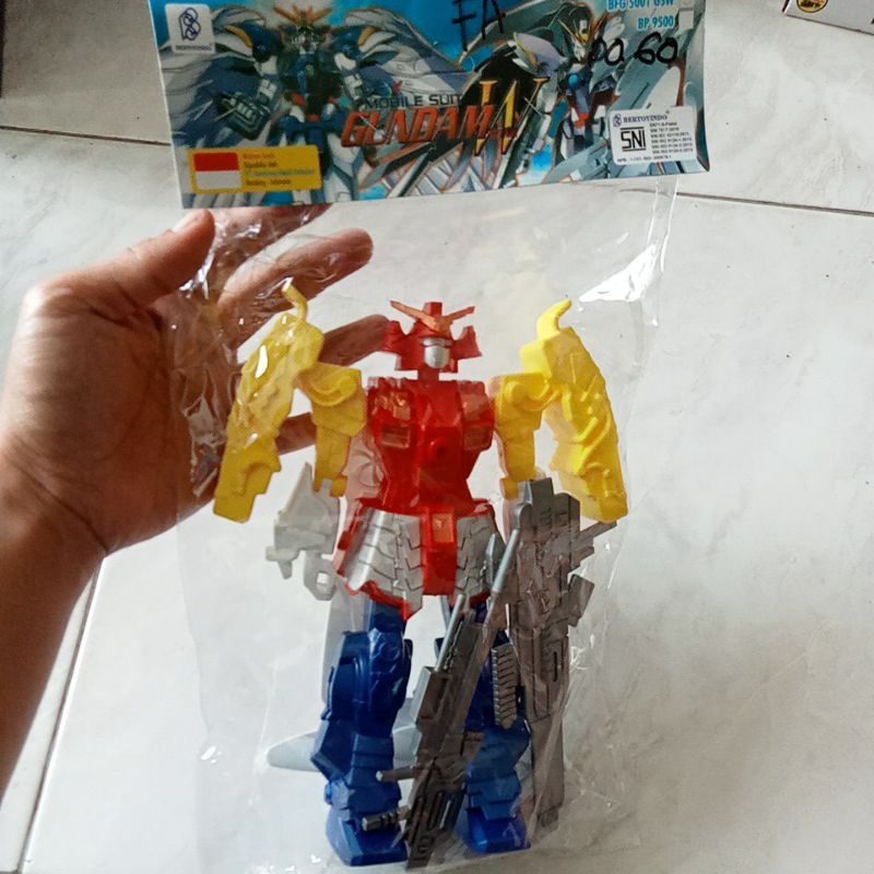 Mainan Anak Robot Gundam Kantong Warna BFG5001 GD