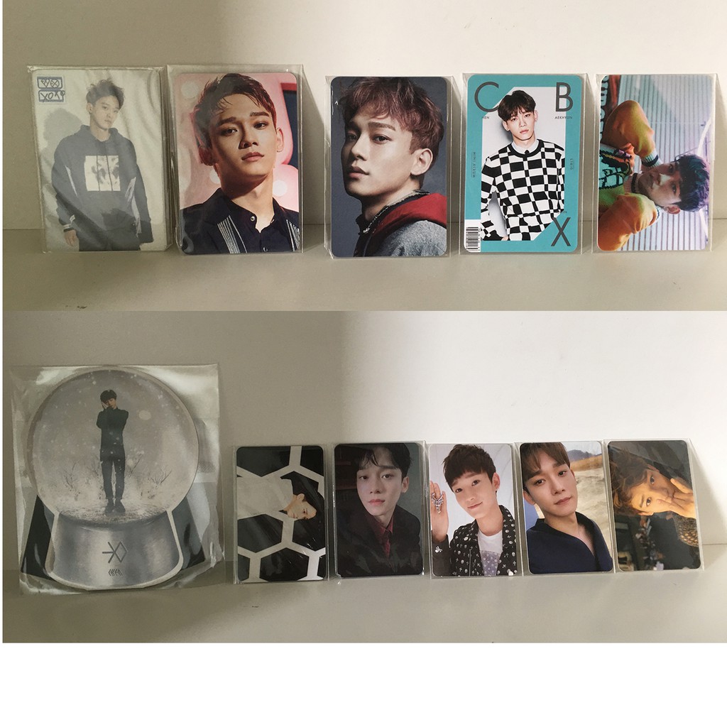 PHOTOCARD EXO CBX KIM JONGDAE CHEN OFFICIAL ALBUM JAPAN KIHNO SNOW GLOBE