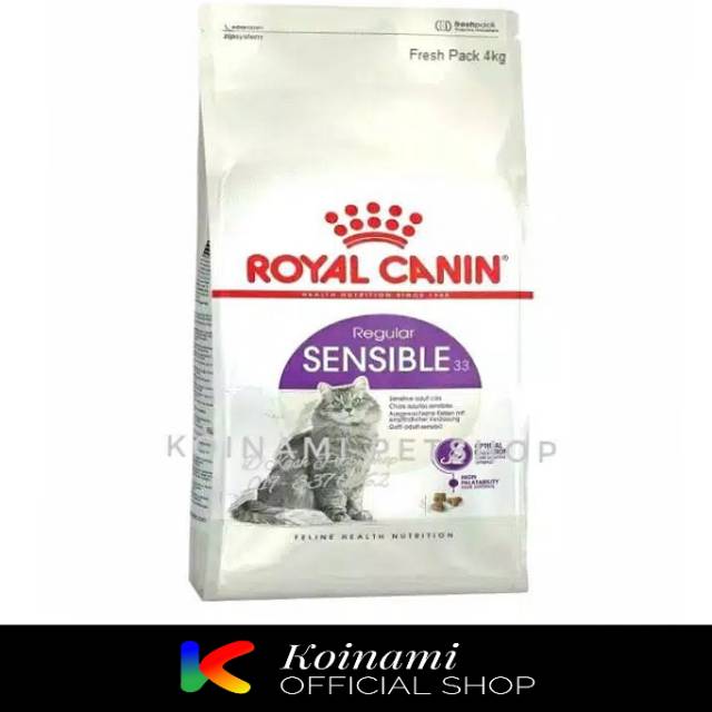 RC SENSIBLE 33 400 GR / royal canin cat / dry food / makanan kucing