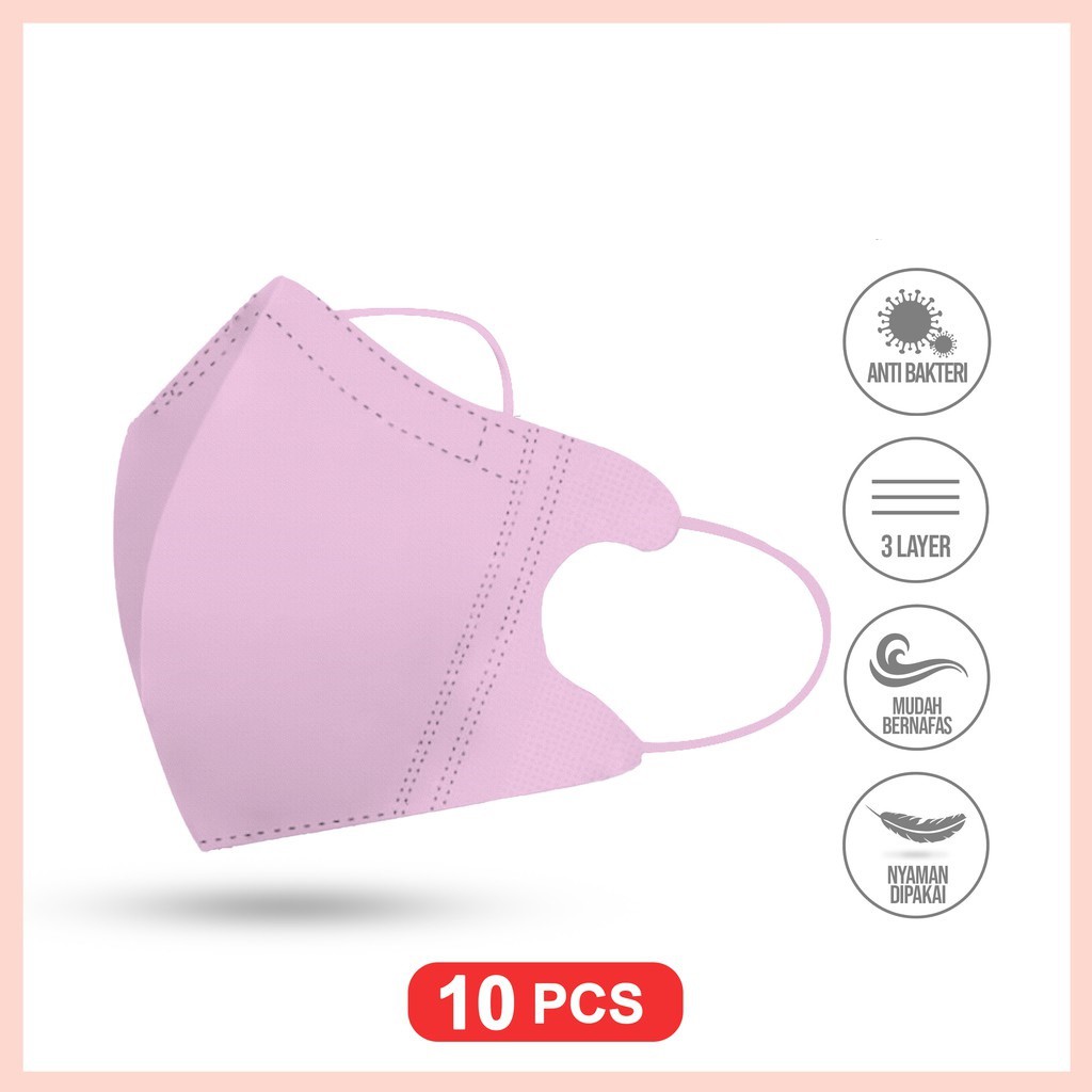 Fashion Fair - Protect You Masker Madame Gie Duckbill Face Mask – Masker Isi 10 Pcs