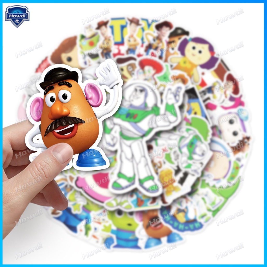 Stiker Toy Story Tahan Air Untuk Helm Motor