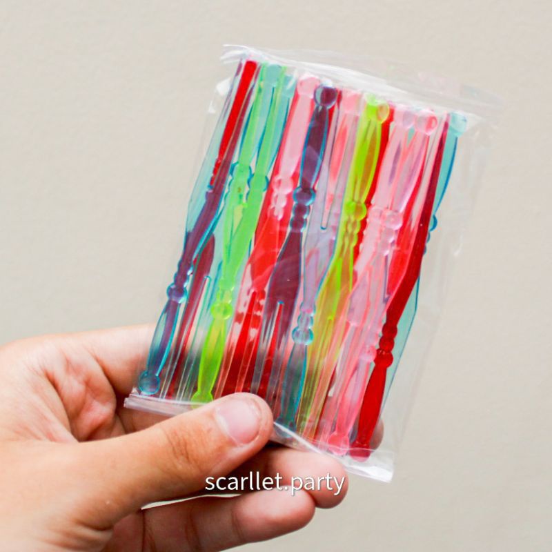 GARPU KUE ULTAH ULANG TAHUN GARPU SEKALI PAKAI GARPU PLASTIK PIRING KUE