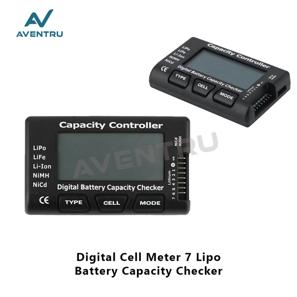 Digital Cell Meter 7 V2 Lipo Battery Capacity Checker Tester Cell Meter