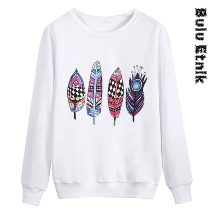 SWEATER MURAH TERLARIS Sweater Wanita Sweater Babyterry BULU ETNIK