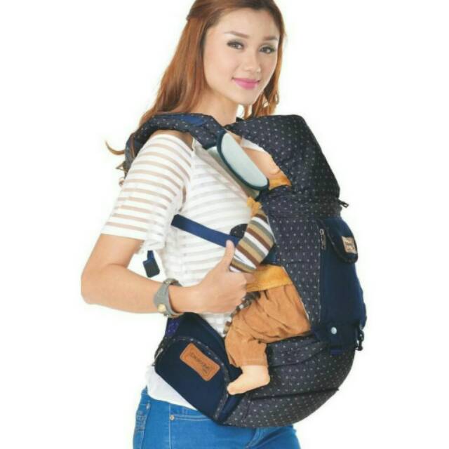 Gendongan dialogue hipseat denim bintik dgg 1011