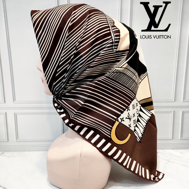 SCARF &amp; HIJAB SEGI EMPAT PREMIUM LV0013/KERUDUNG WANITA IMPORT