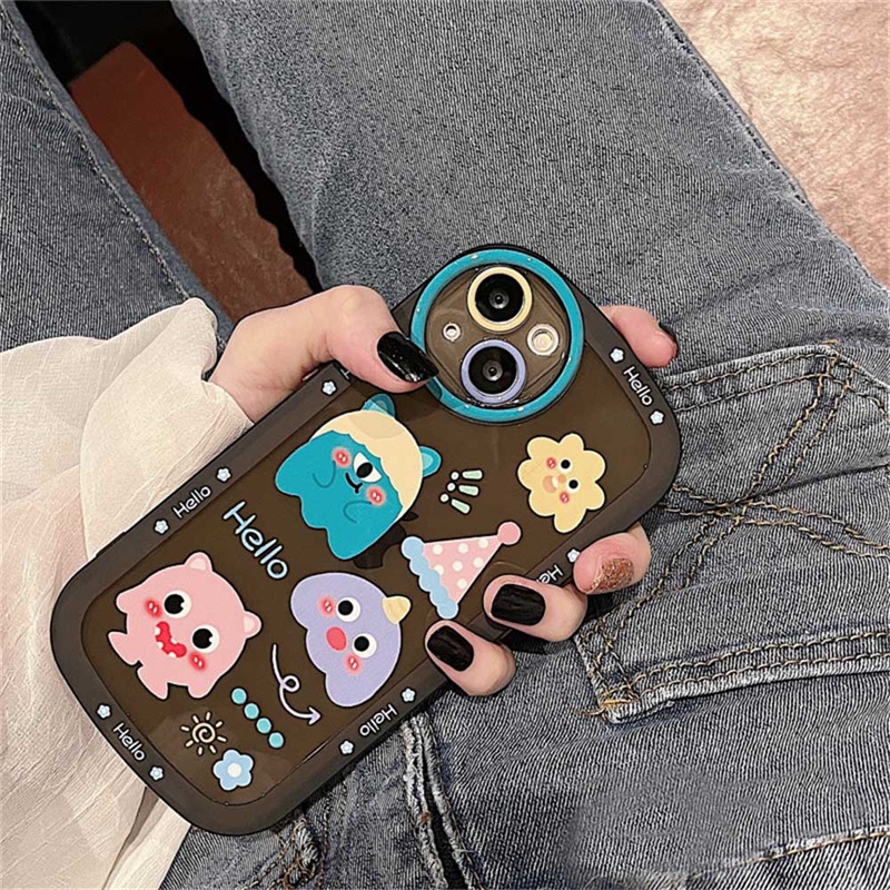 Soft Case Silikon Motif Monster Untuk Samsung A23 A13 A03S A02S A30S A11 A12 A51 A30 A50 A52 A20S A10S M11 M12 J7 PRO J4 PLUS J7 PRIME