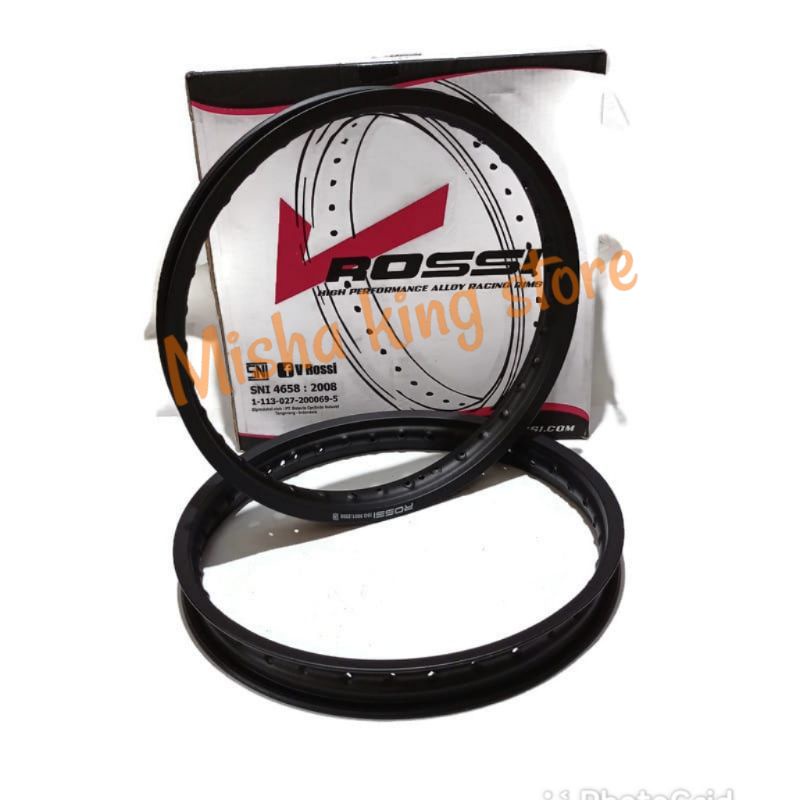 pelek velg rossi ukuran 160 depan belakang 185 ring 18 RX king