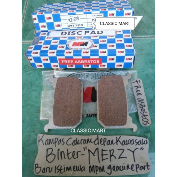 KAMPAS REM CAKRAM KAWASAKI BINTER MERZY-KZ200
