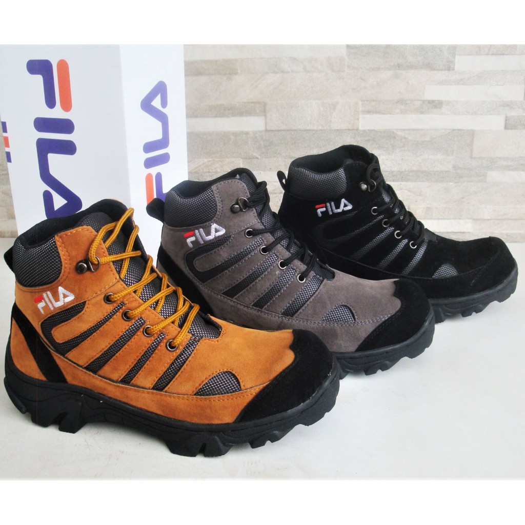 Ujung Besi Sepatu  Safety Boots  Fila  Tracking Shopee 