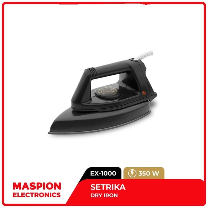 MASPION Setrika Listrik  EX 1000 - Garansi Resmi 1 Tahun