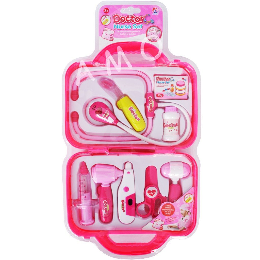 Mainan Anak DOCTOR NURSE SET PINK - MAINAN ANAK DOKTERAN