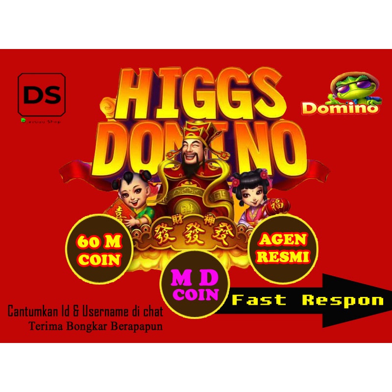TERMURAH DIKELASNYA! Higgs Domino 60 M Koin Chip Ungu MD Agen Resmi