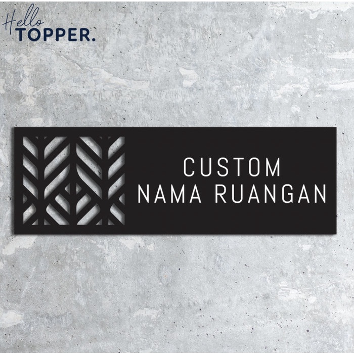 

Custom Nama Ruangan Signage Akrilik Sign Board Acrylic Papan Akrilik Keren