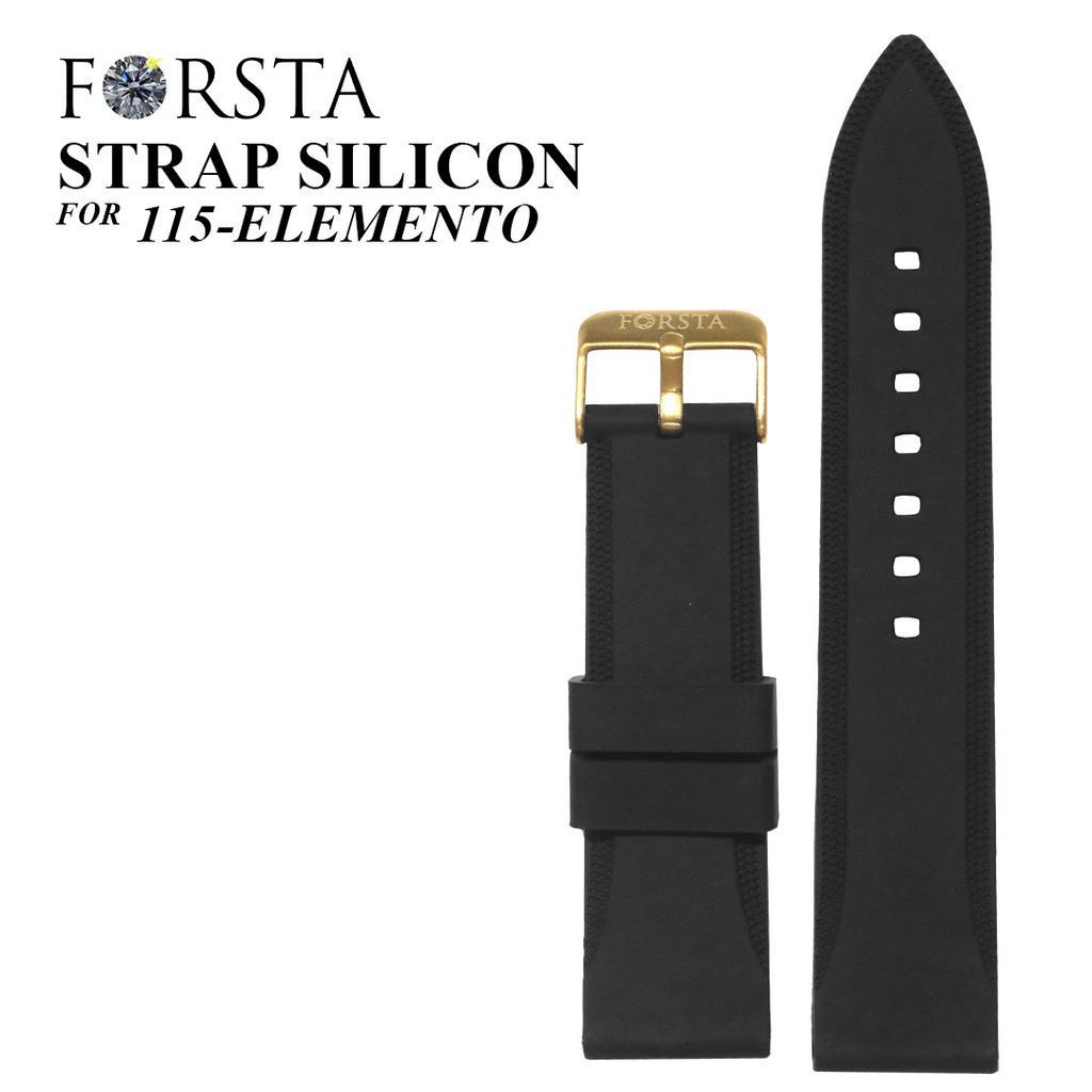 STRAP Silicone Jam tangan Forsta 115 Elemento - Man