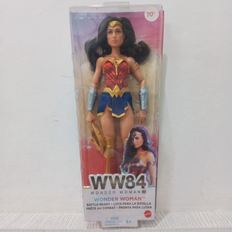 ori original mattel wonderwoman wonder woman 84 ww84 princess diana doll battle ready dc comic mainan anak perempuan cewek boneka hadiah kado ultah superhero gift toys barbie girl toy figure action inch collection boneka koleksi