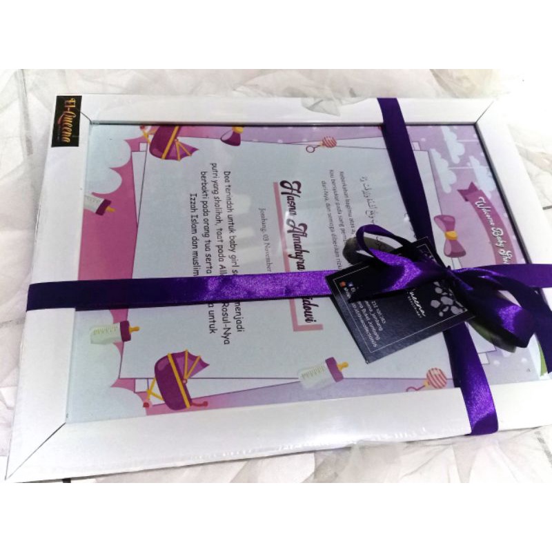 

kado figura/baby bio/ kado biodata bayi