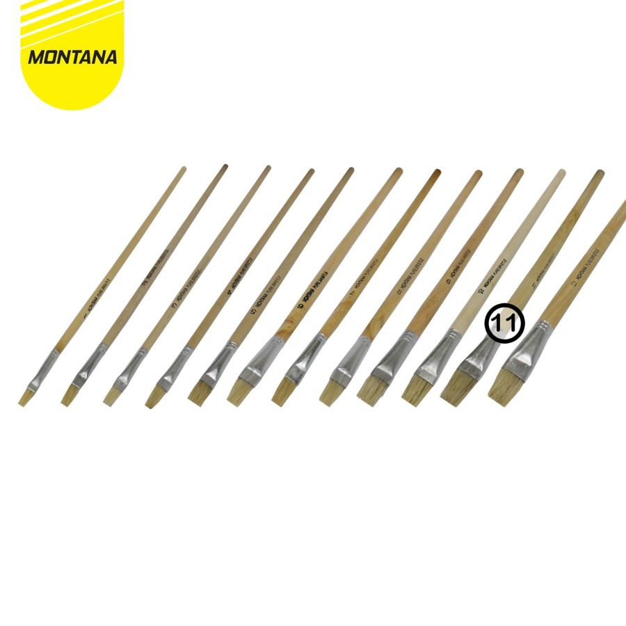 

Brush / Kuas Cat Air / Lukis / Acrylic BRW-11 No. 11 1 Kotak / 12 Pcs