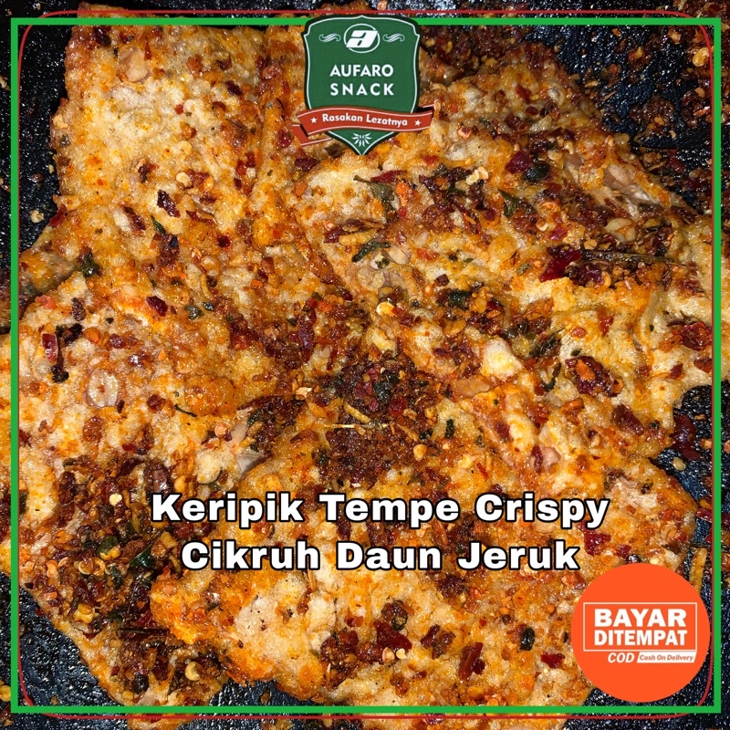 

KERIPIK TEMPE BANDUNG PEDAS CIKRUH DAUN JERUK AUFARO SNACK
