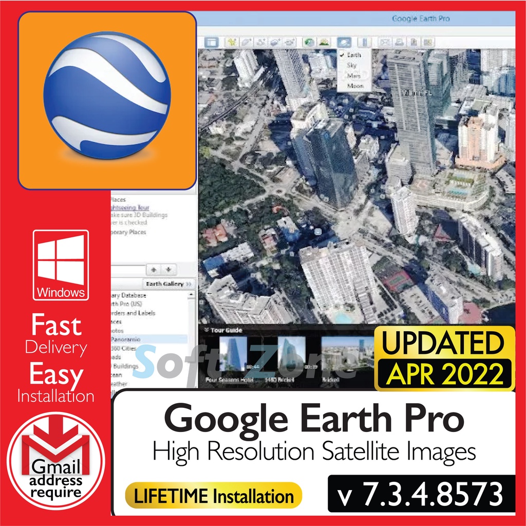 

Ggl Erth Pr 7.3.4.8248 - Hgh Rsltn Stllt Imgs [WINDOWS x64] - Dgtl Dwnld