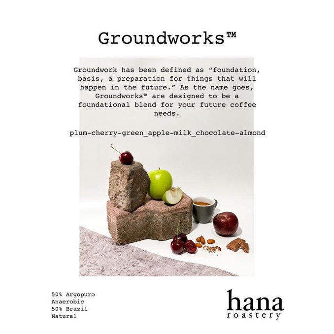 

[COD] Groundworks - Espresso Blend - 200 gr - Hana Roastery [COD]