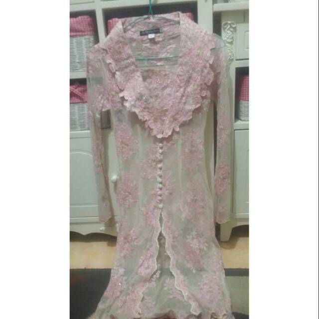 Preloved kebaya cantik elegan soft pink
