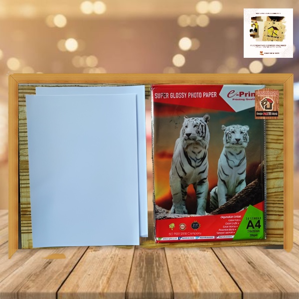 

KERTAS PHOTO E-PRINT SUPER GLOSSY A4 180gsm, 200gsm, 210gsm