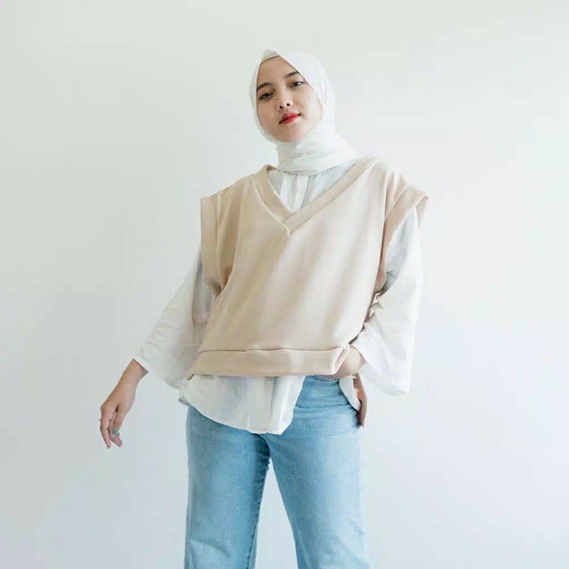 Ivy Vest Rompi / Alyeen Vest Wanita