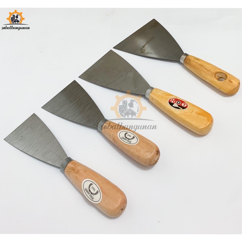 Kapi Cat Gagang kayu / Kapi Plat RRT 2” 2,5” 3” 4”