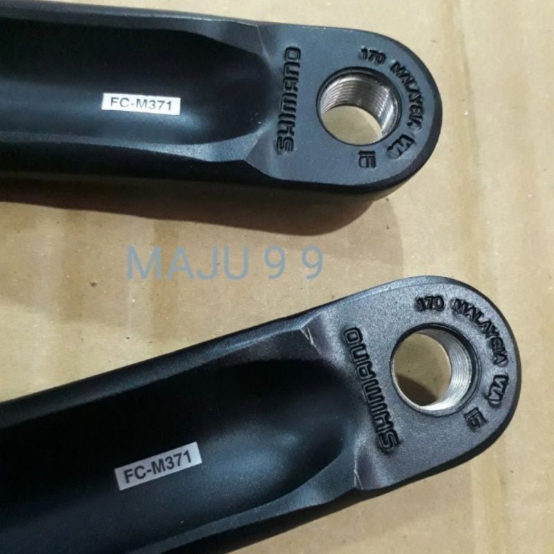 Gir Shimano Crankset Crank set Sepeda Mtb Shimano Altus M-371 44-34-22T Original