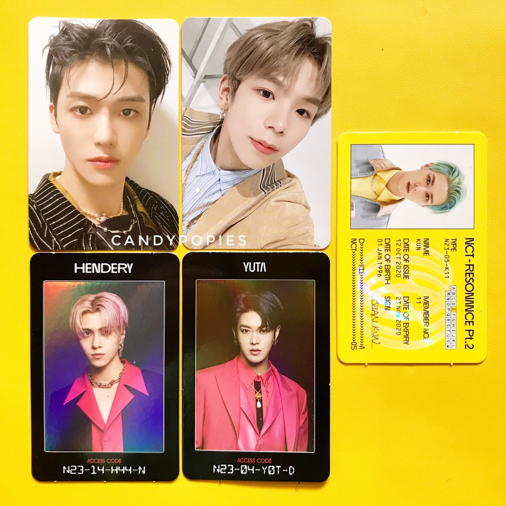 Jual NCT 2020 RESONANCE Pt.2 ALBUM ARRIVAL / DEPARTURE VER (KUN ID CARD ...