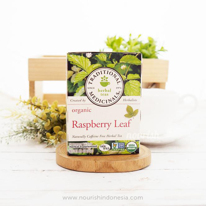 

KRRW TRADITIONAL MEDICINALS HERBAL TEA ORGANIC RASPBERRY LEAF -- 16 TEA BAG G6KL