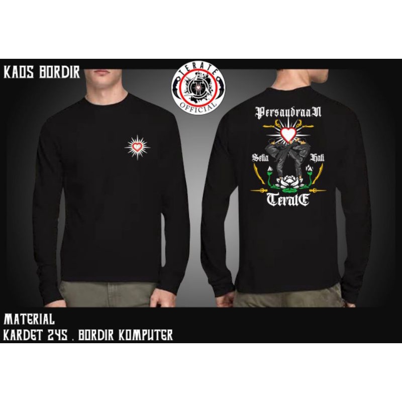 Kaos Lengan Panjang Psht Kaos Lengan Panjang Sh Terate Kaos Distro Lengan Panjang Psht
