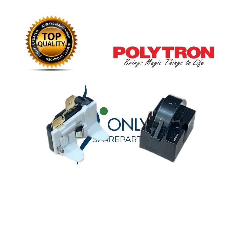 Relay Ptc Overload kulkas Polytron 1 pintu