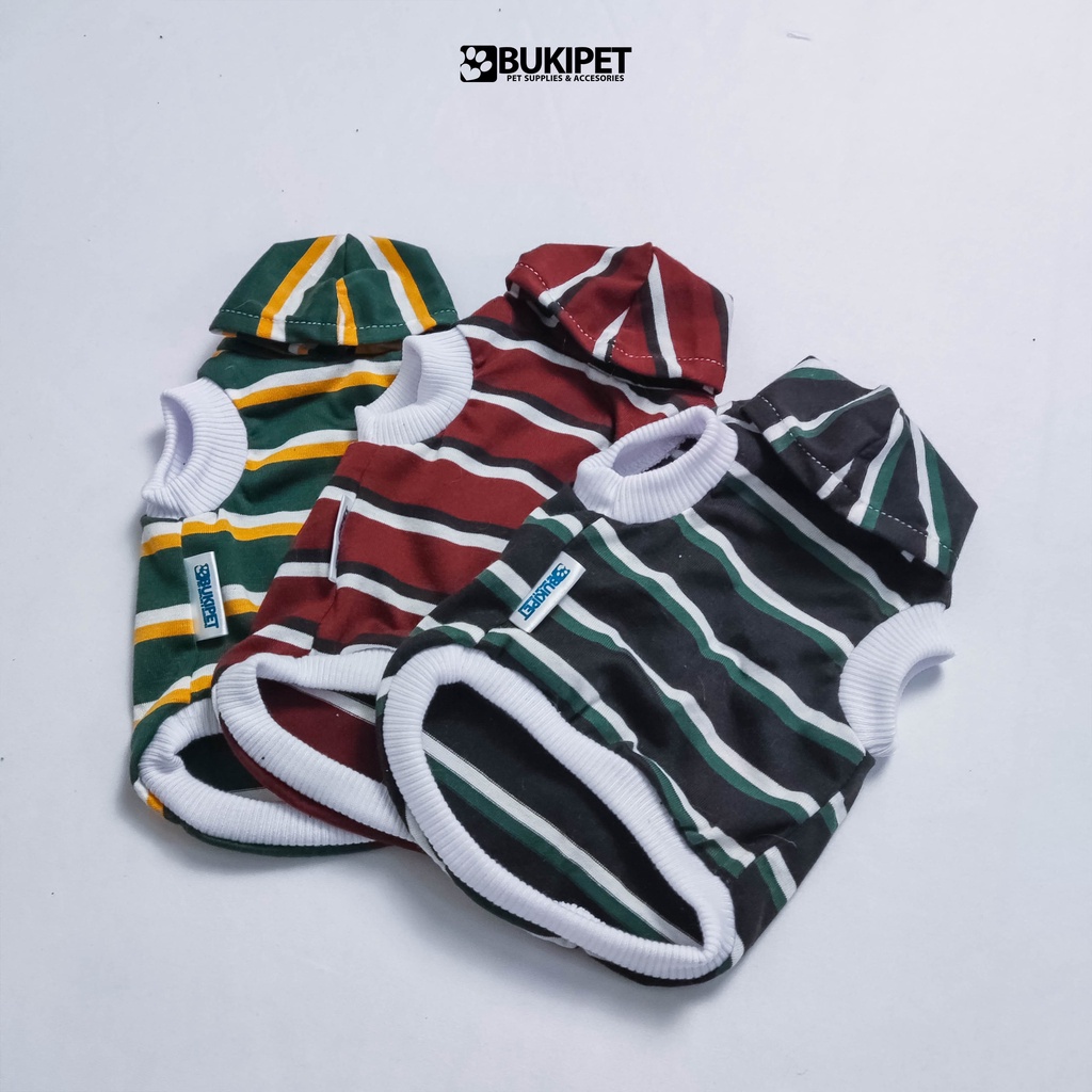 baju kucing anjing kelinci monyet lucu cowok cewek aksesoris hewan kecil - TANK HOODIE TRICO SERIES