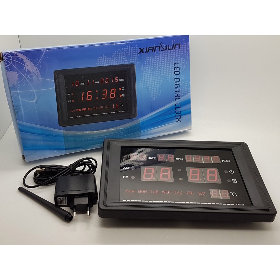 XIANYUN XY-2315 Electronic LED Digital Clock 23cm x 15cm /jam digital