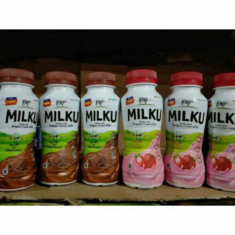 

Susu Milku Coklat Strawberry Premium Susu Milk 200 ml