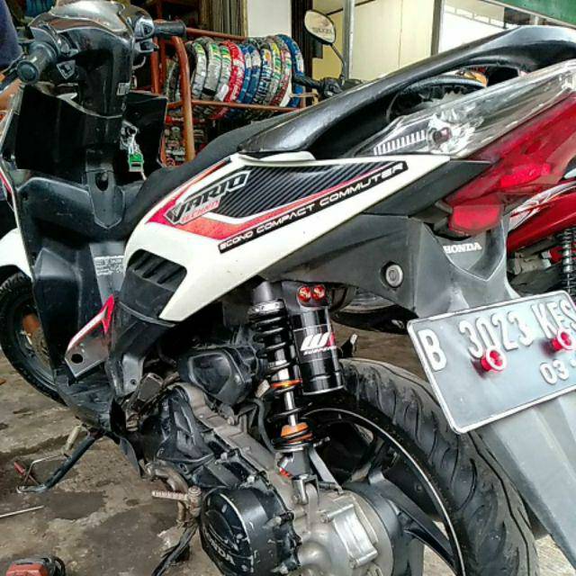 Stiker wp stiker shockbreaker tabung stiker anti air kualitas terbaik