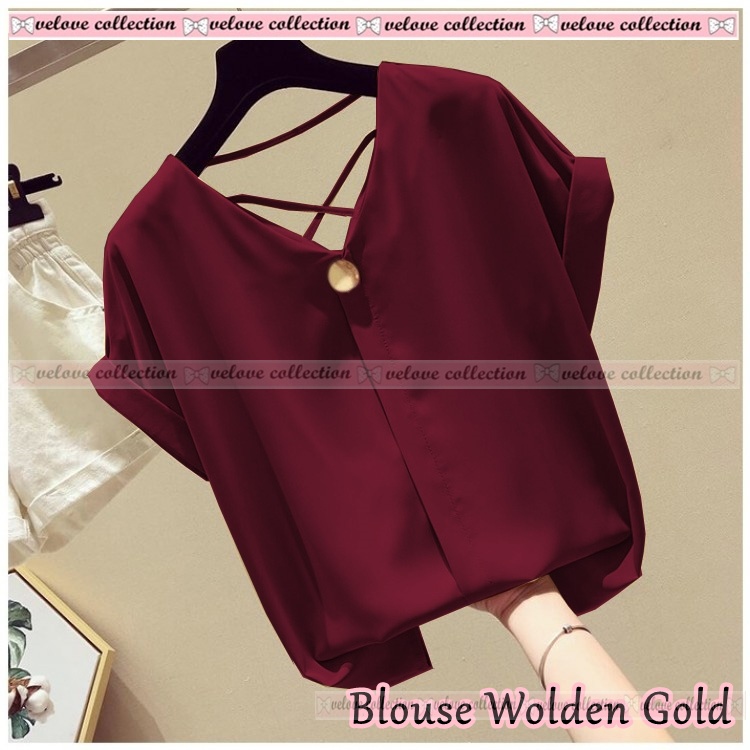 KALANTHA FASHION Valery Top Blouse Wanita Casual Look Termurah-6