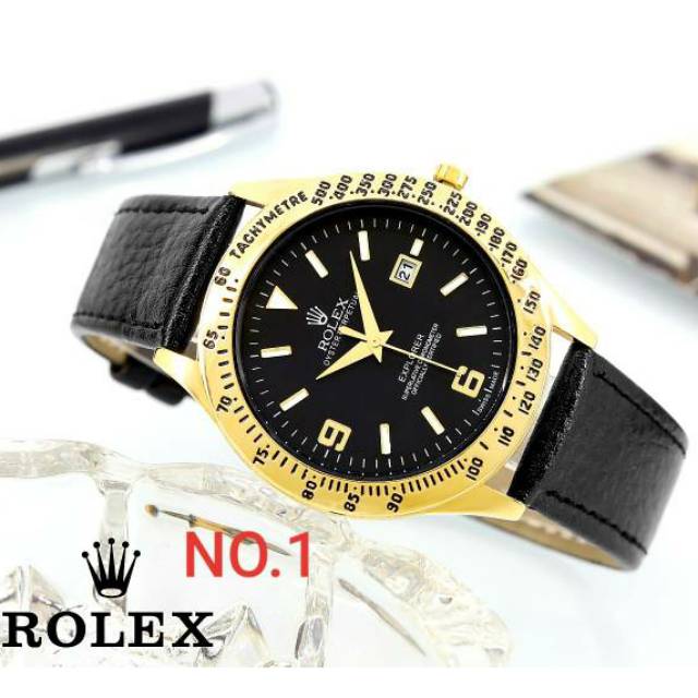 JAM TANGAN PRIA ROLEX EXPLORER RLX752 TANGGAL AKTIF