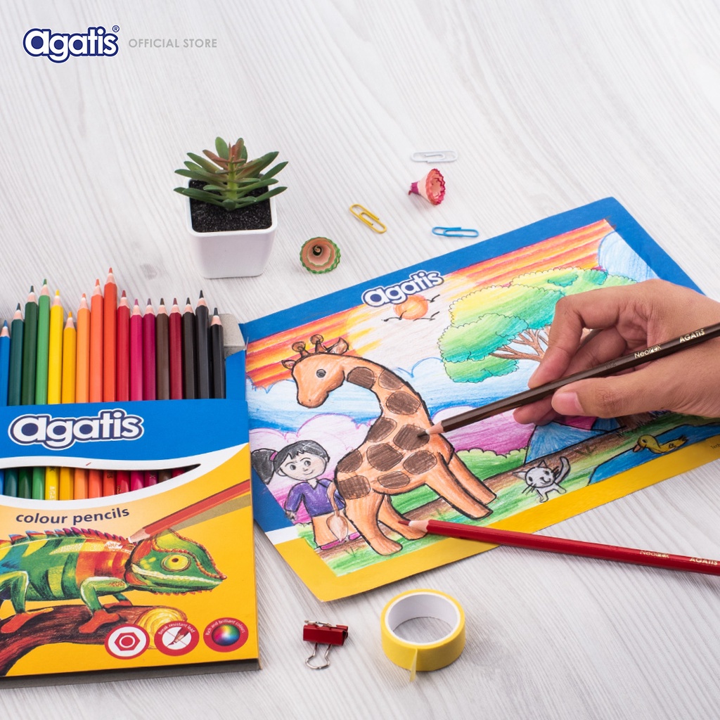 

AGATIS NEOPEX PENSIL WARNA HEXAGONAL / COLOR PENCIL