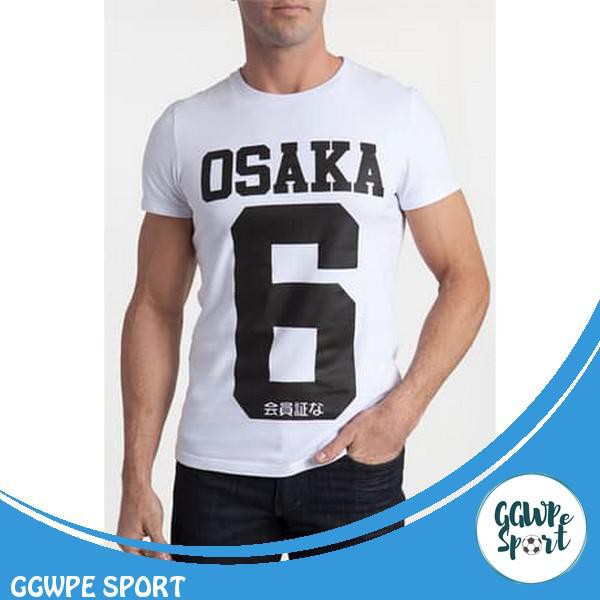 Kaos Distro Premium Osaka 6 Baju Lengan Pendek Kekinian Katun Combed 30S Kualitas Terbaik Terbatas