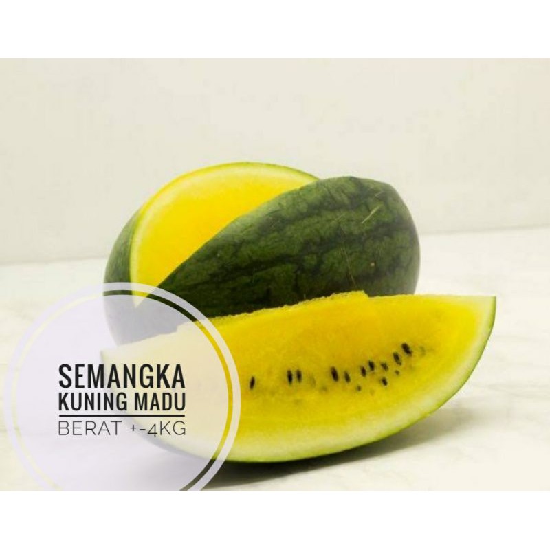 

Buah semangka kuning madu jumbo