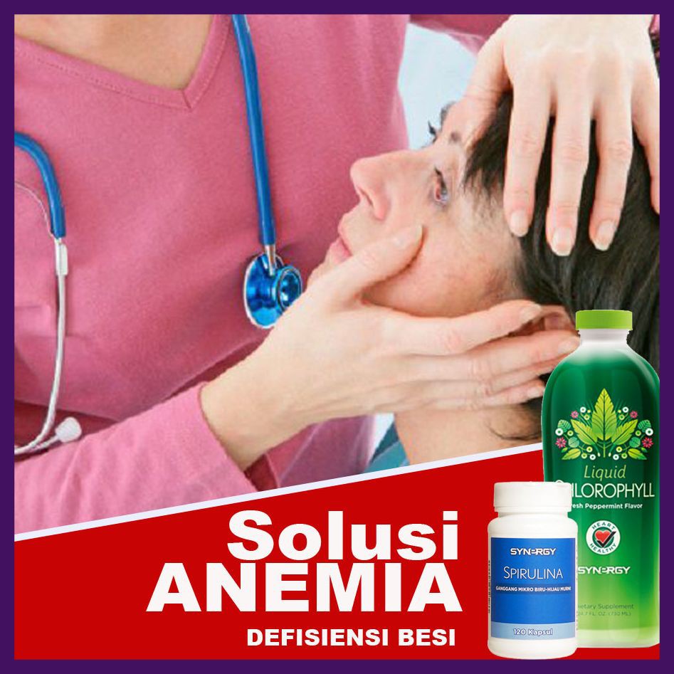 SUPLEMEN/HERBAL Obat Anemia Tradisional (Klorofil + Spirulina Synergy)