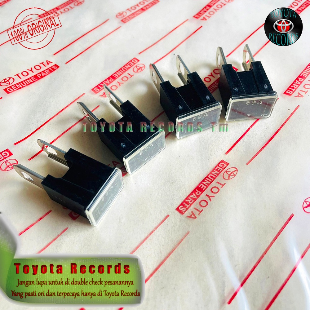 Sikring Fuse Tancap Colok 80A Sekring Blade Universal Mobil Motor Original