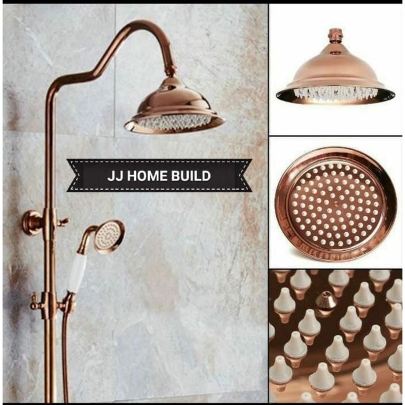 Shower Tiang/Column/Panas Dingin/Shower Set/Classic/Gold/Rose Gold