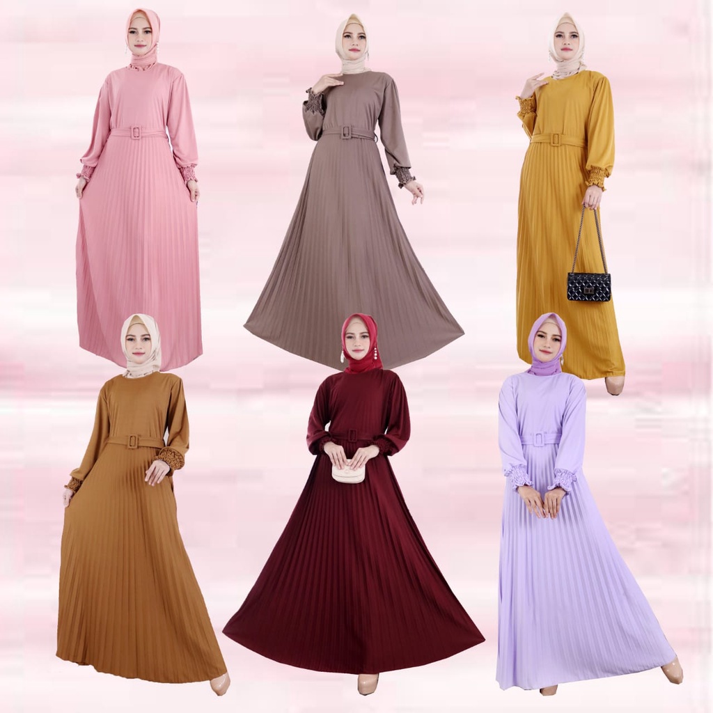 RULIN GAMIS+BELT PLISKET GAMIS // PLISKET GAMIS TERBARU