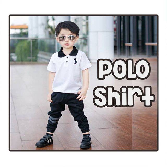 Kaos Anak Cowo Polo shirt bahan lacoste usia 1-3tahun